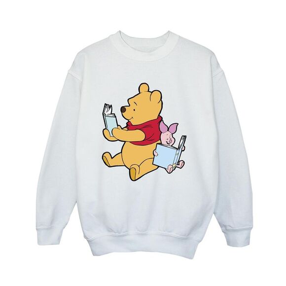 Winnie the Pooh Boys Reading Sweatshirt / White
